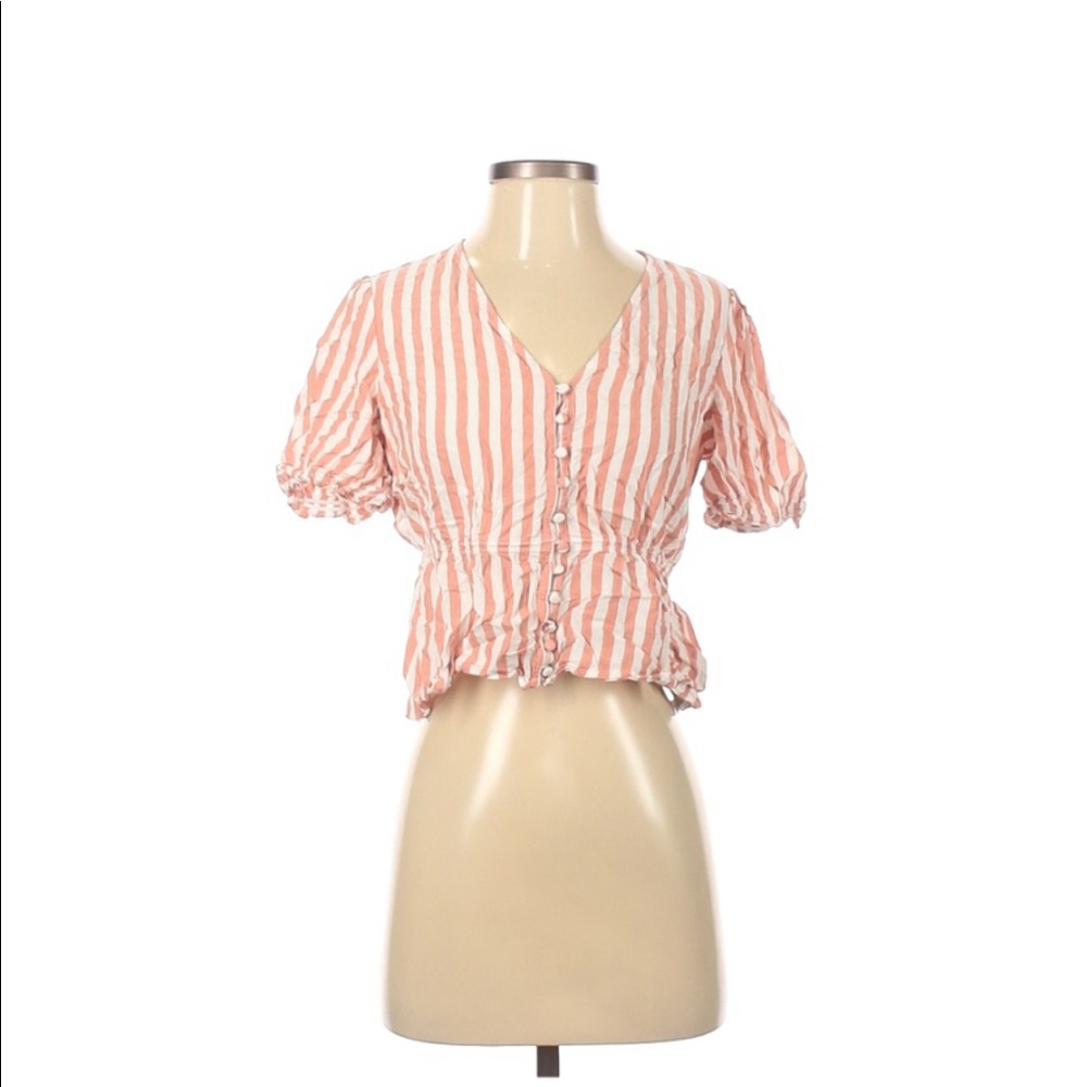 Madewell short sleeve blouse